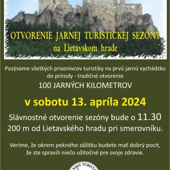 Klub slovenských turistov regiónu Žilina - 100 jarných kilometrov